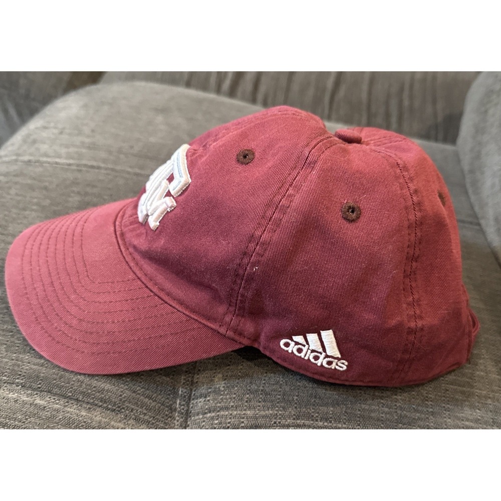 Texas A&M University Aggies Adidas SEC Strapback Adjustable Hat Cap NCAA Maroon - Picture 3 of 8